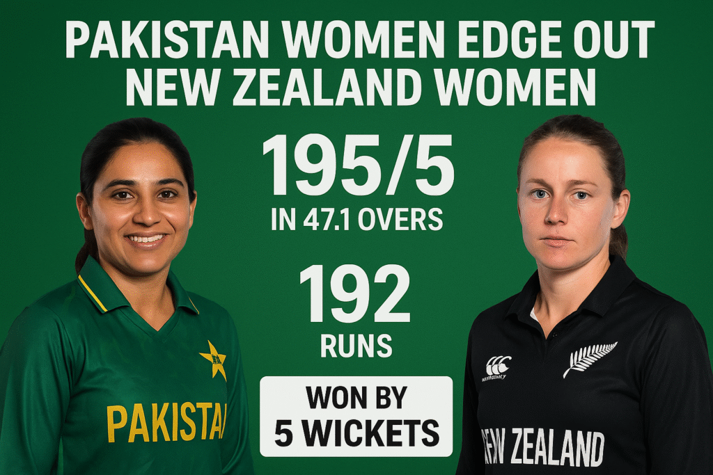 Pakistan Clinches Crucial Five-Wicket Victory to Keep Asia Cup Hopes Alive