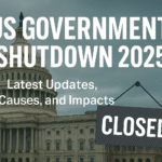 US Government Shutdown 2025: The Crisis Freezing Washington