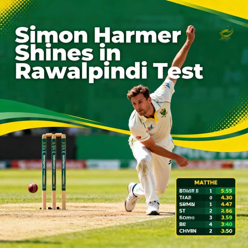 Simon Harmer’s Spin Wizardry Shifts Momentum in South Africa vs Pakistan Rawalpindi Test 2025