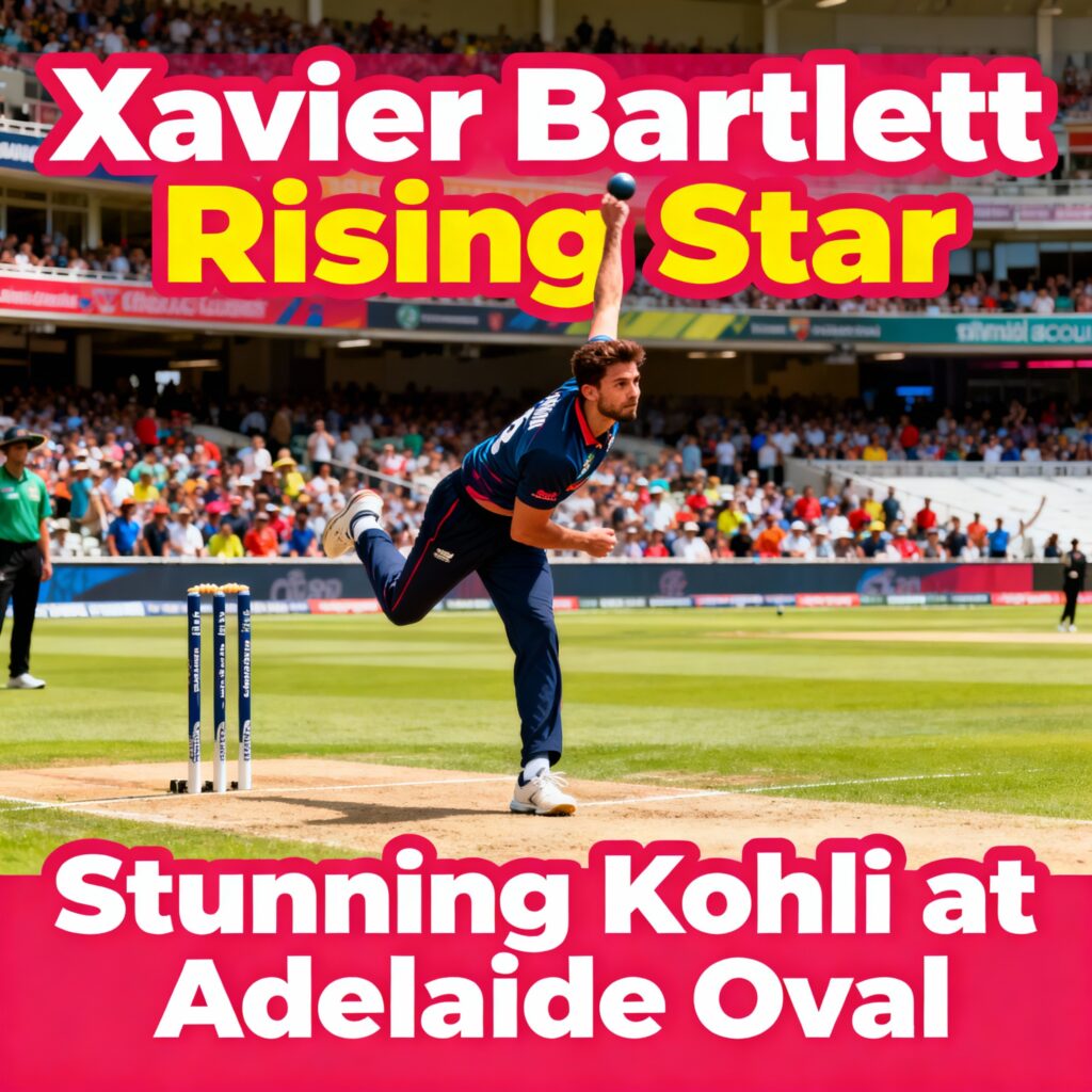 Xavier Bartlett: The Rising Star Who Stunned Virat Kohli and Took World Cricket by Storm