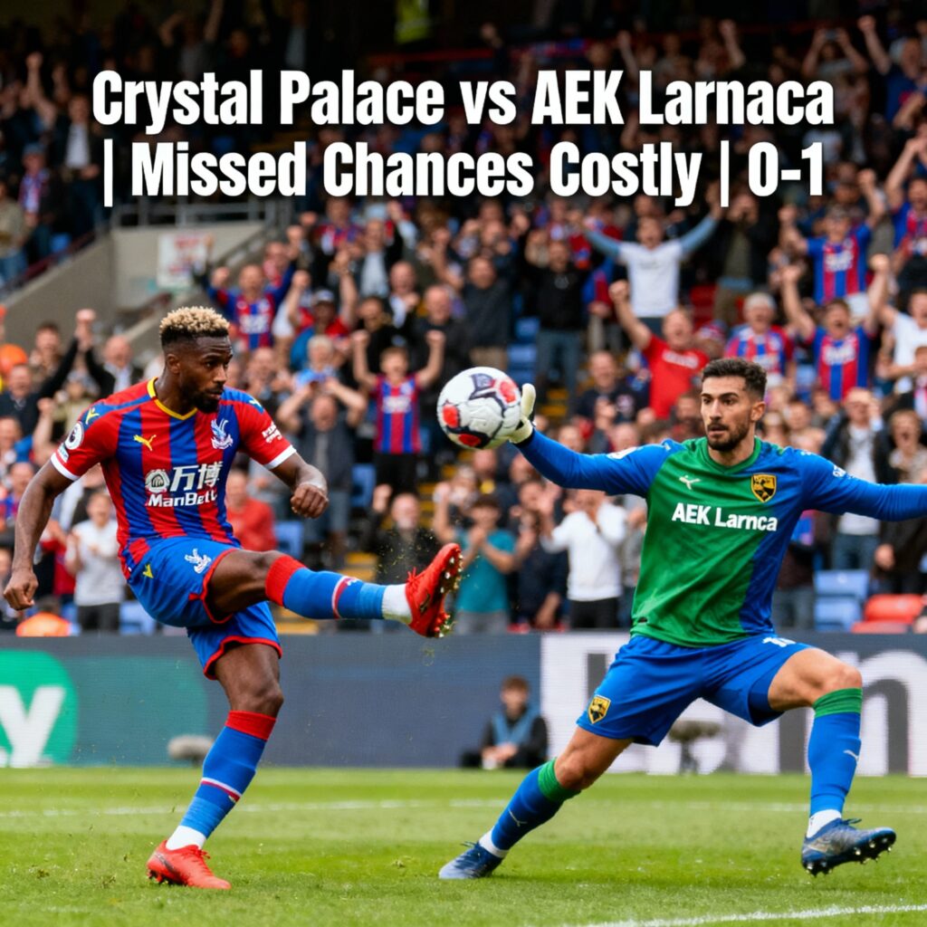 Crystal Palace’s Missed Chances Cost Them in Shocking 1-0 Loss to AEK Larnaca