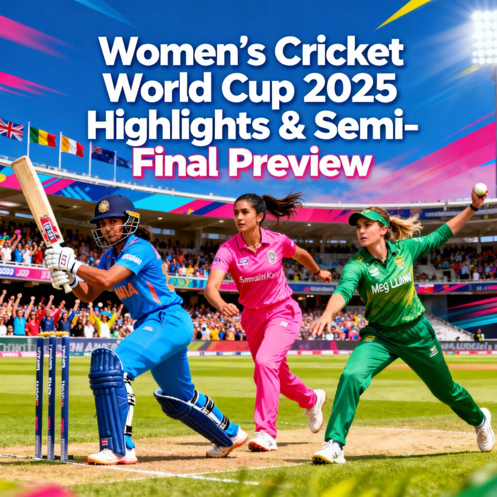 Women’s Cricket World Cup 2025: Thrilling Highlights and Semi-Final Showdown Preview